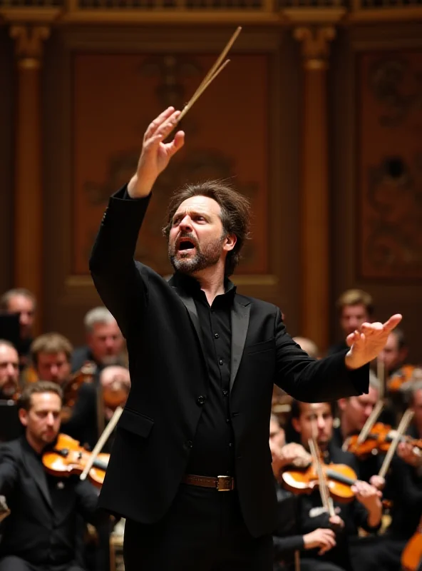 Andris Nelsons conducting the Gewandhaus Orchestra