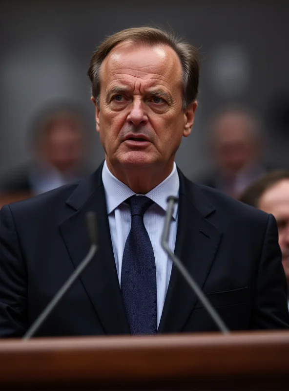 Friedrich Merz giving a speech at a podium.