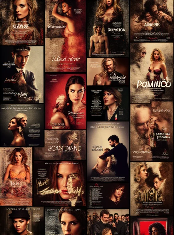 A collage of movie posters featuring sensual or provocative themes, some of which may have been snubbed by the Oscars.