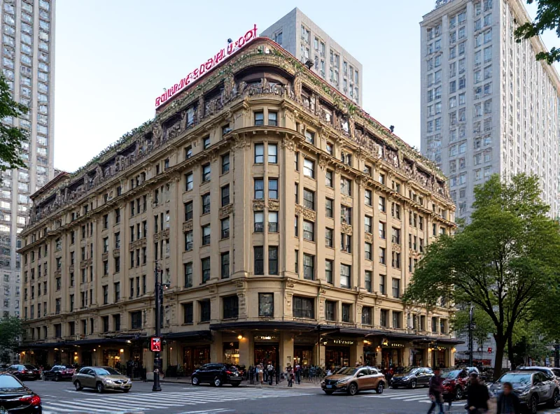 Exterior of the Roosevelt Hotel in New York City