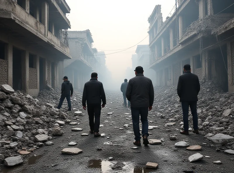 Scene of devastation after an explosion in Pakistan