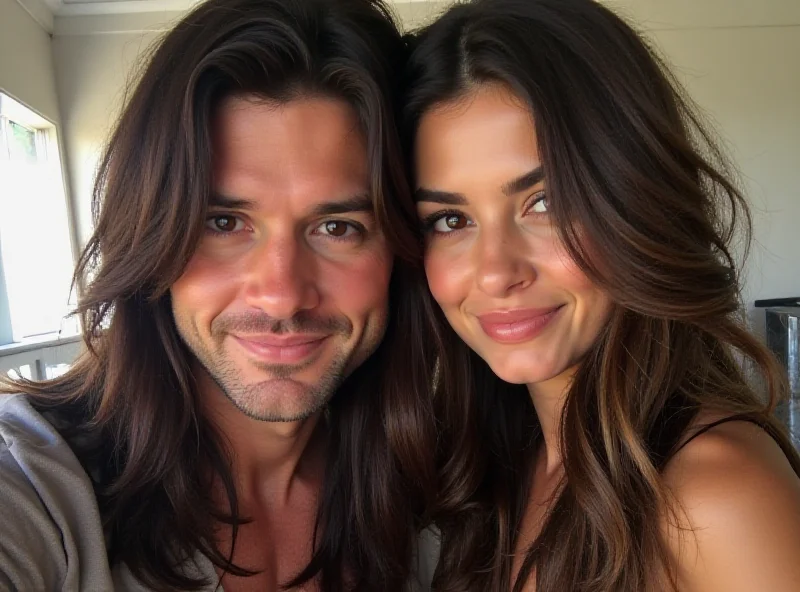 Taylor Lautner and Selena Gomez smiling and posing for a friendly photo together.