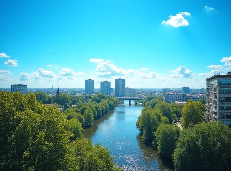 A sunny day in Warsaw