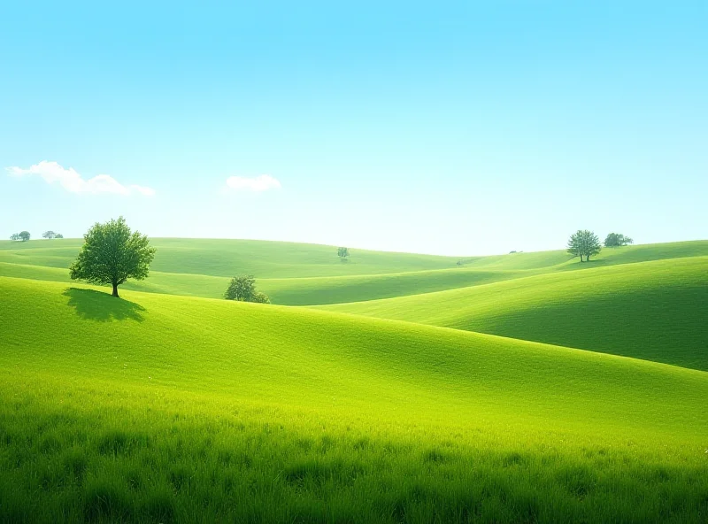 A sunny landscape in southern Poland.