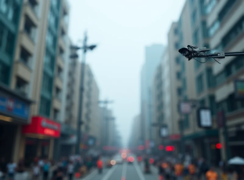 Image of CCTV cameras in a city street