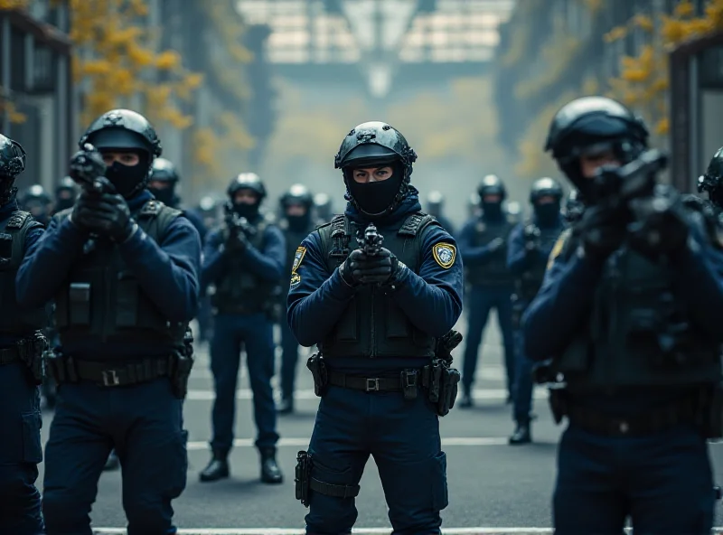 Police academy training exercise