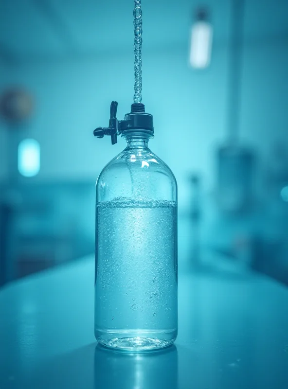 Conceptual image of nitrogen gas being used