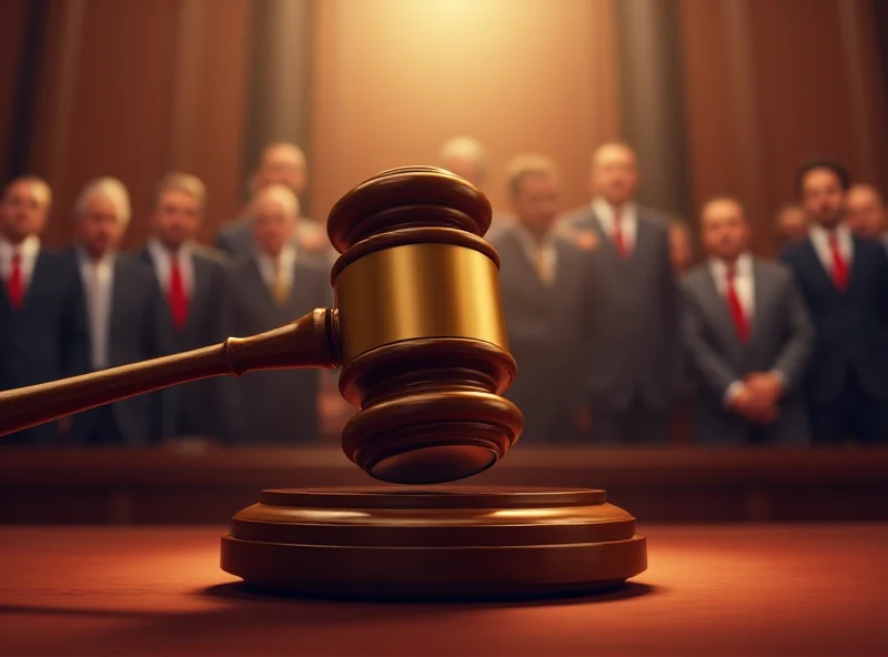 Illustration of a gavel hitting a sounding block in the US House of Representatives.