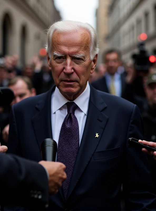 Hunter Biden leaving a courthouse surrounded by reporters.