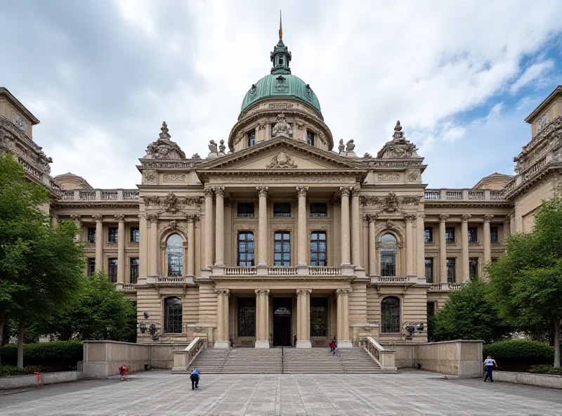 Image of a courthouse in Barcelona, Spain.