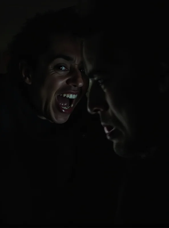 A scene from the movie 'Ainda Estou Aqui' showing the main characters in a dramatic moment.