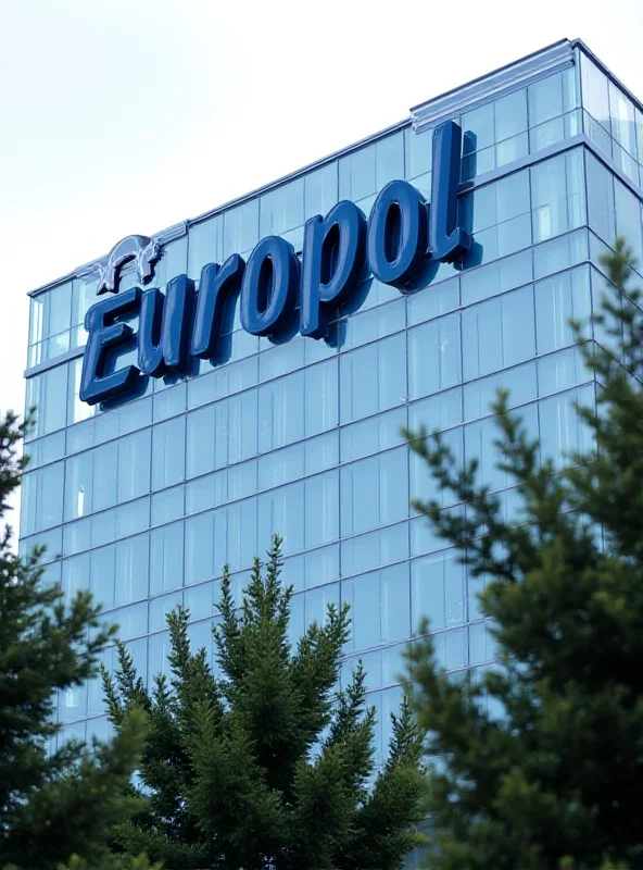 Europol logo on a building