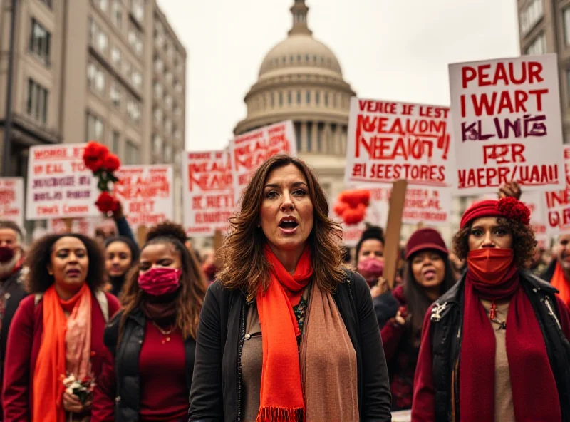 A group of teachers holding signs during a protest, demanding fair wages and better working conditions.