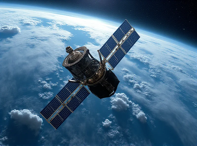 Image of a NOAA weather satellite.