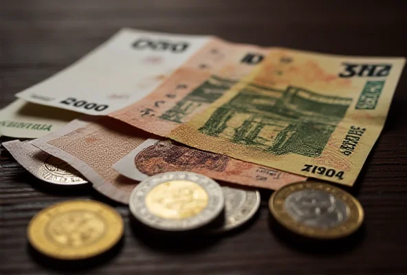 Image of various Swiss Franc banknotes and coins