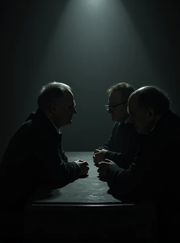 Image of a tense political negotiation