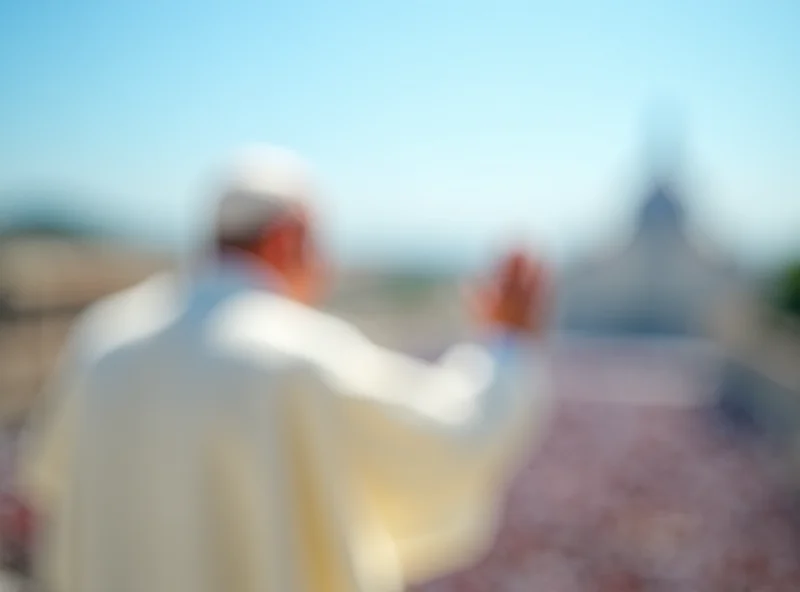 Pope Francis waving to a crowd from a balcony in Vatican City.