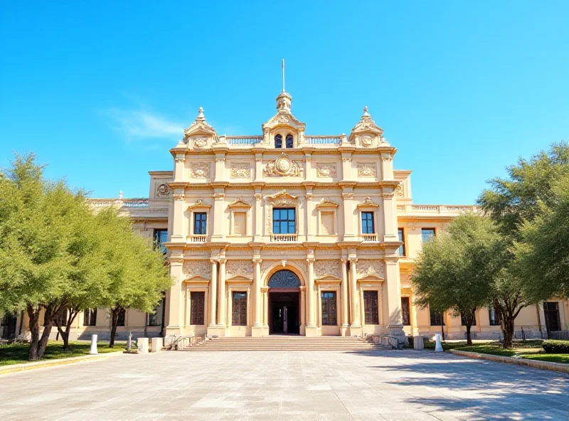 Image of Ciudad Real City Council building under a sunny sky