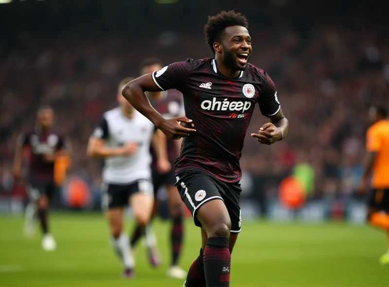 Ryan Sessegnon celebrating his goal for Fulham against Wolves