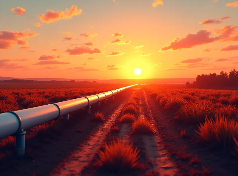 A stylized representation of an oil pipeline, symbolizing Delek Logistics Partners.