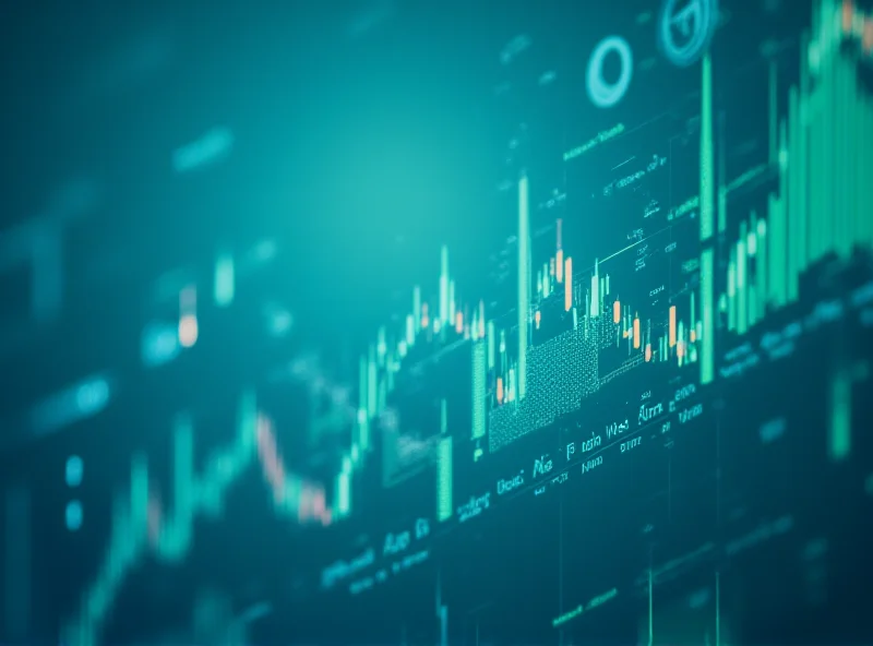 Charts and graphs displaying financial data