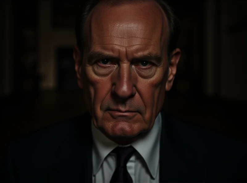 Gene Hackman in a movie scene, looking serious and determined.