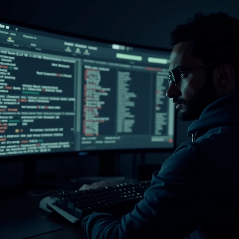 A person looking frustrated while searching for an RTX 5090 online.