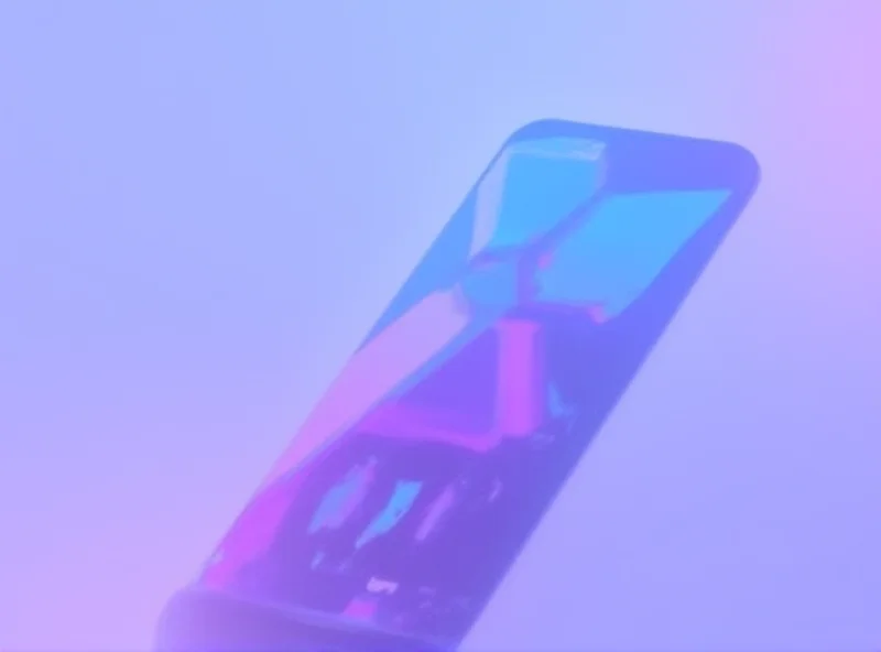 A sleek, modern Samsung Galaxy A series phone on a brightly colored background.