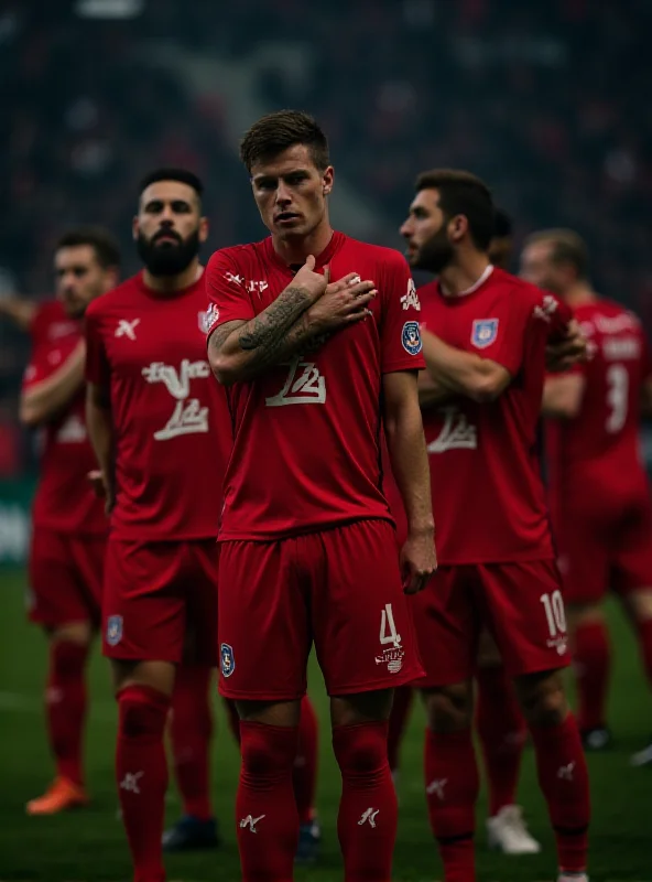 Fortuna Düsseldorf players looking dejected after losing a match