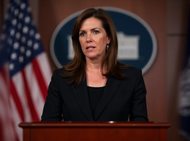 Elissa Slotkin speaking at a podium