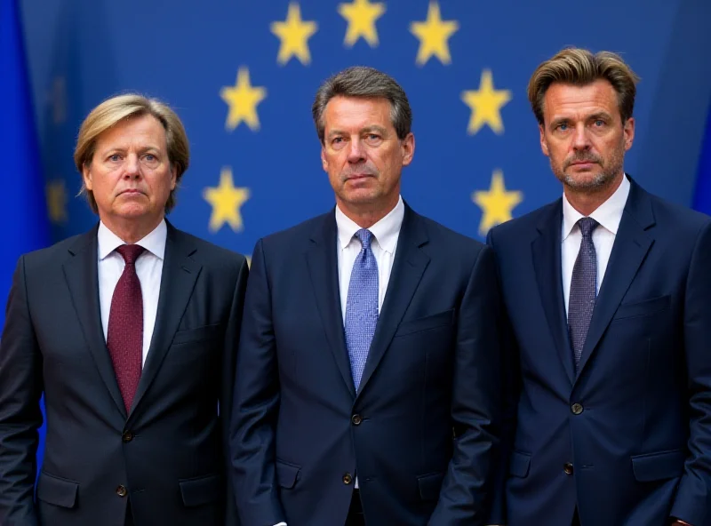 Ursula von der Leyen, Volodymyr Zelenskyy and Antonio Costa at the EU summit in Brussels
