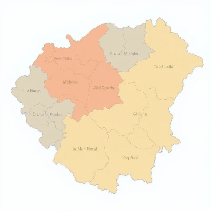 Map of Slovakia highlighting the economic disparities between different regions.