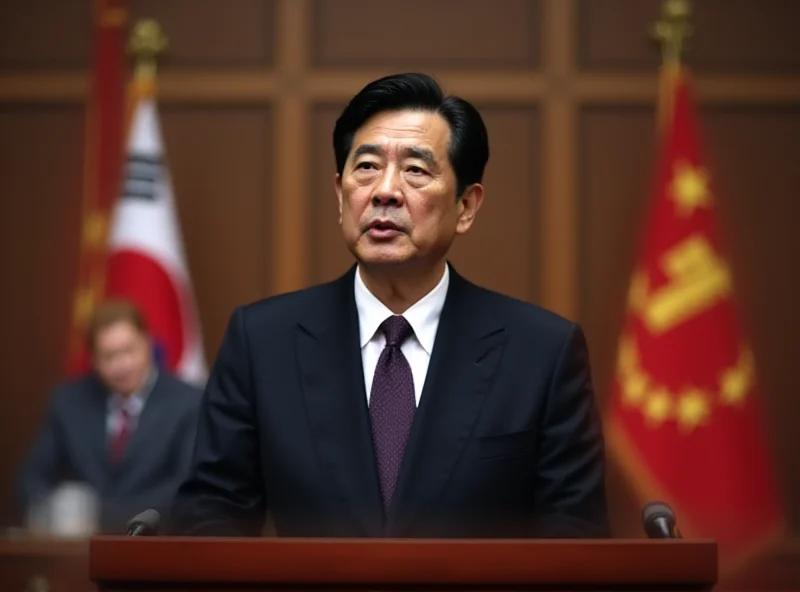President Yoon Suk Yeol addressing the nation.