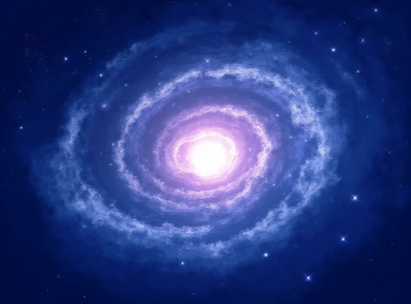 Illustration of the Oort cloud with a spiral structure in the inner region.