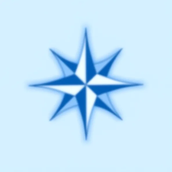A stylized representation of the NATO logo.