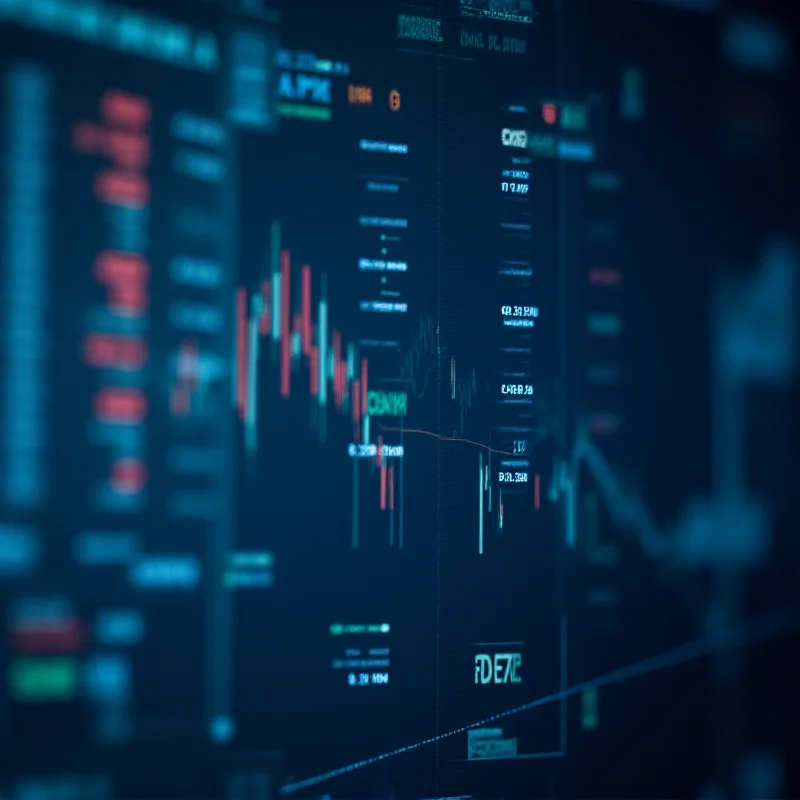 A close-up of a computer screen displaying stock market data and charts, emphasizing the importance of monitoring market trends.