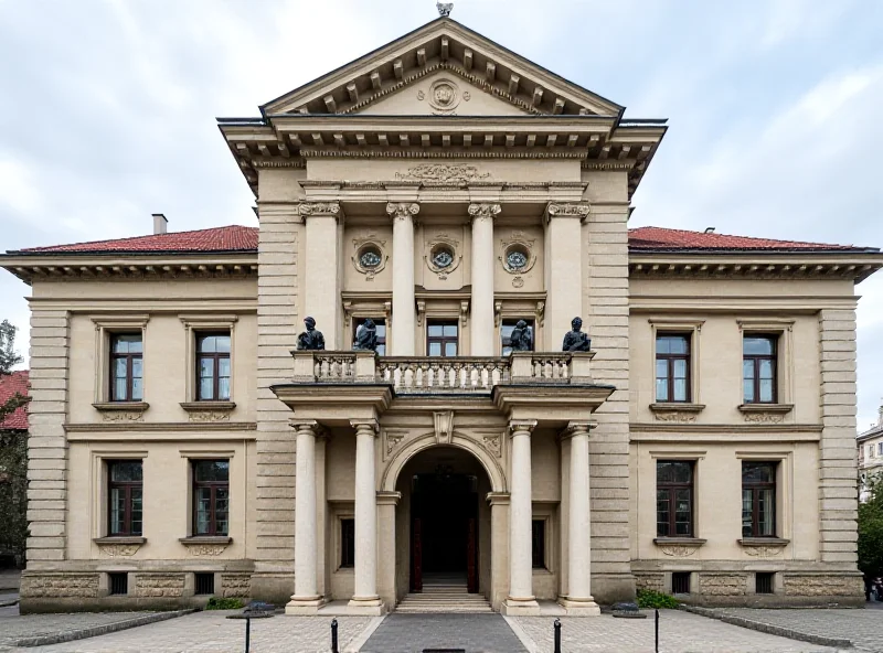 Image of the Supreme Court building in Olomouc, Czech Republic