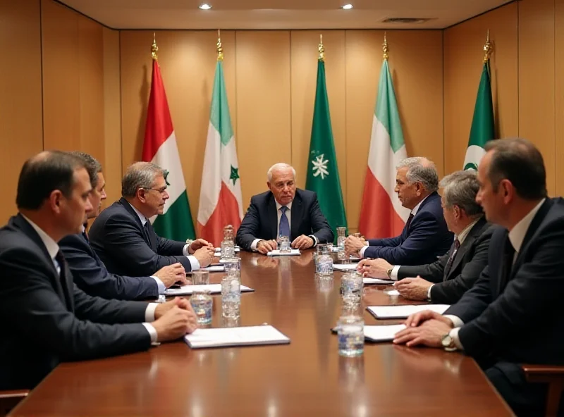 A formal meeting between Syrian and Pakistani officials