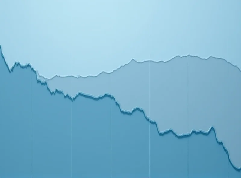 A graph showing the decline of the dollar against other currencies.