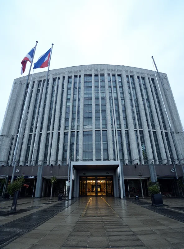 The European Court of Human Rights building in Strasbourg, France.