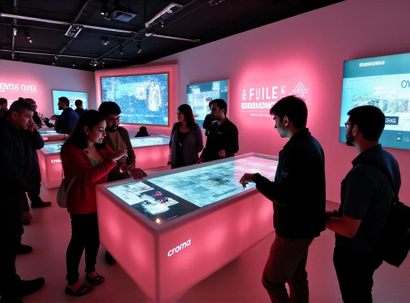 Interior of the Qualcomm Snapdragon Experience Zone in Mumbai, India