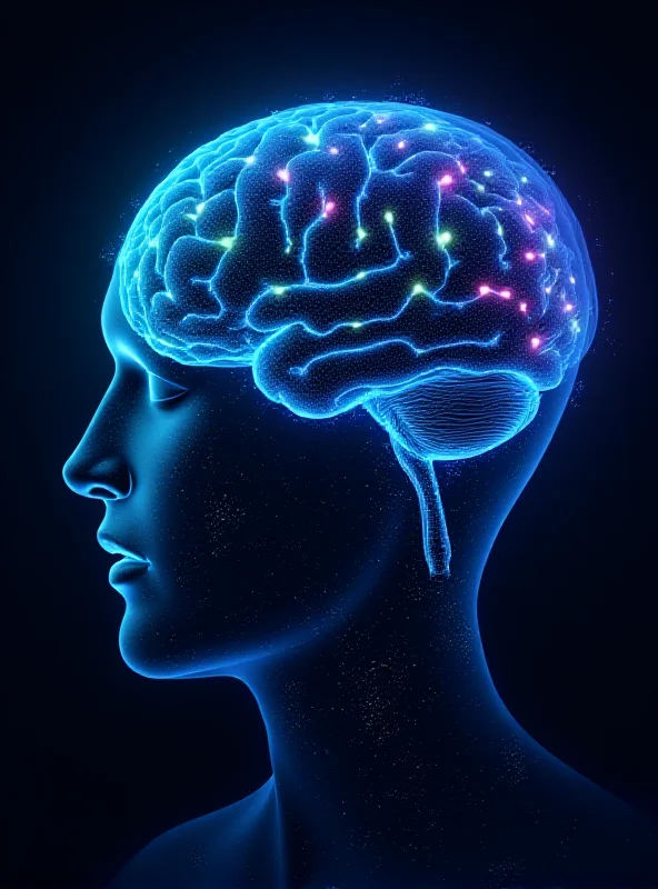 Abstract AI brain illustration