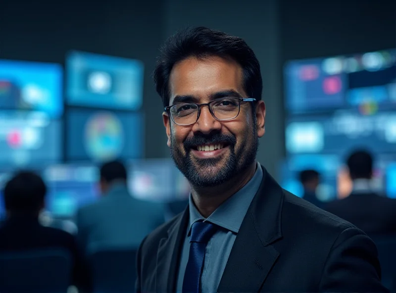 Suresh Babu Nettur giving a presentation on AI