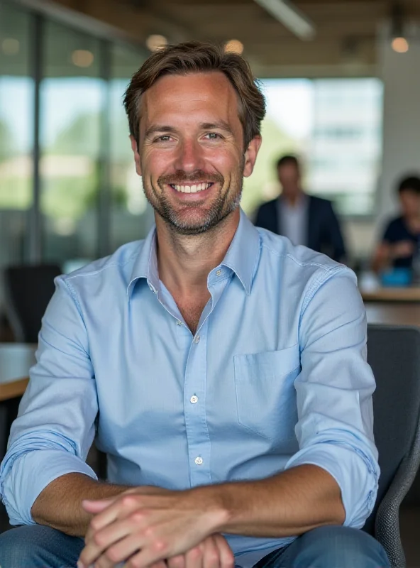 Stephen Goldberg, CEO of Harper, in a modern office setting.