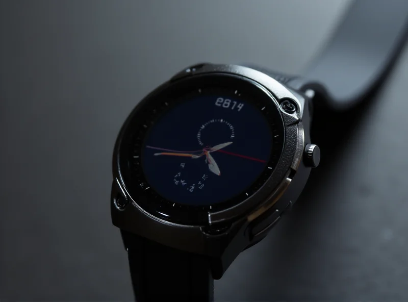 Close-up of the OnePlus Watch 3 showing its sleek design and vibrant display.