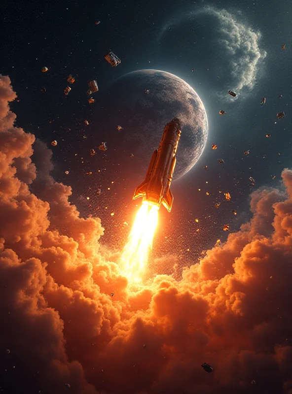 Exploding rocket