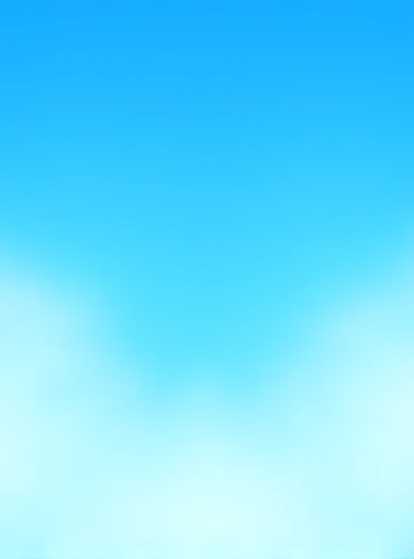 A minimalist illustration showing a blue sky with scattered clouds and a small bird flying upwards, representing the Bluesky platform and its potential growth.