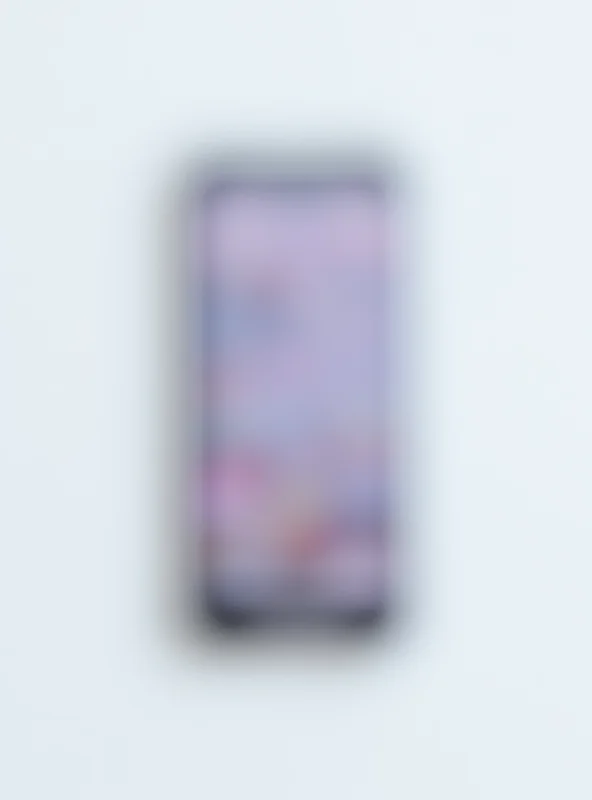 A sleek and modern smartphone, the Vivo X200 Pro Mini, is showcased on a clean white surface. The screen displays a vibrant, high-resolution image.