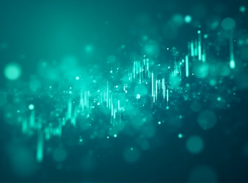 Abstract image representing stock market trends and financial analysis