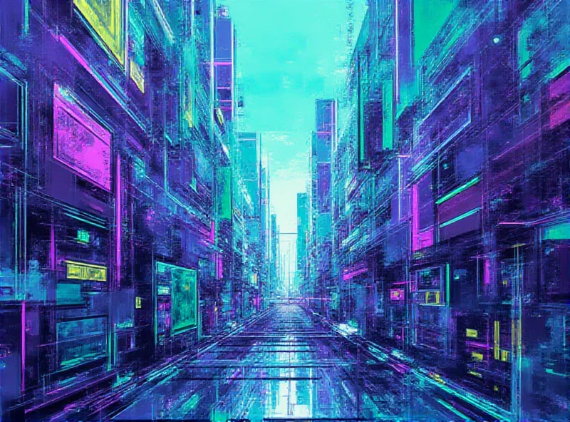 Abstract AI art piece in vibrant colors.